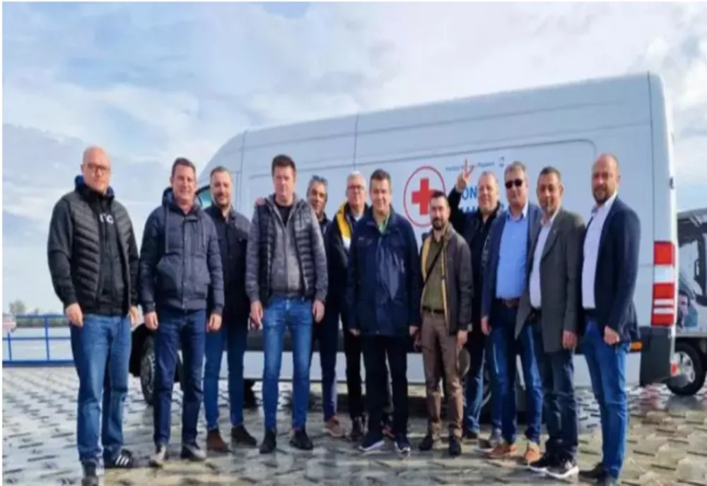O delegație PMP a ajuns în Ucraina cu ajutoare umanitare. Tomac: Din nou pe drontul de est
