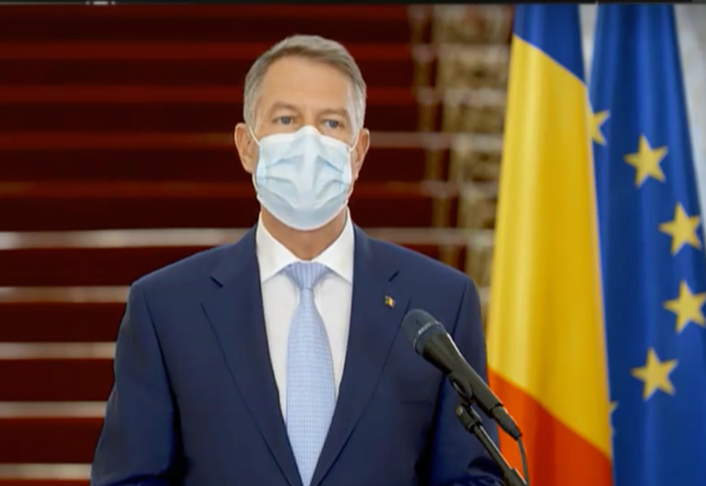 Președintele Iohannis, mesaj de la Cotroceni, în plină criză sanitară și politică