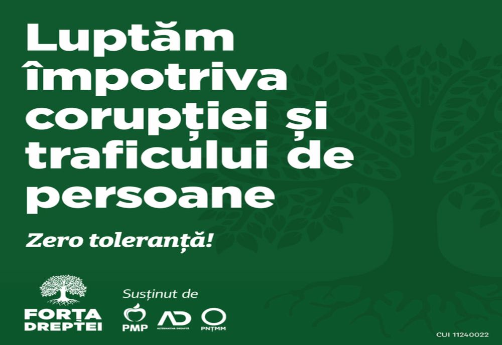 FORȚA DREPTEI: CURĂȚĂM ROMÂNIA DE CORUPȚIE!