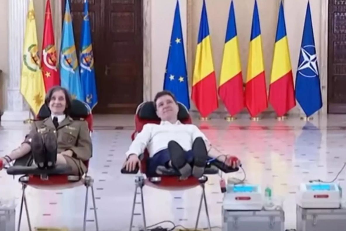Nicușor Dan a donat sânge chiar la Palatul Cotroceni și a tras un semnal de alarmă: „Donarea salvează vieți” - VIDEO