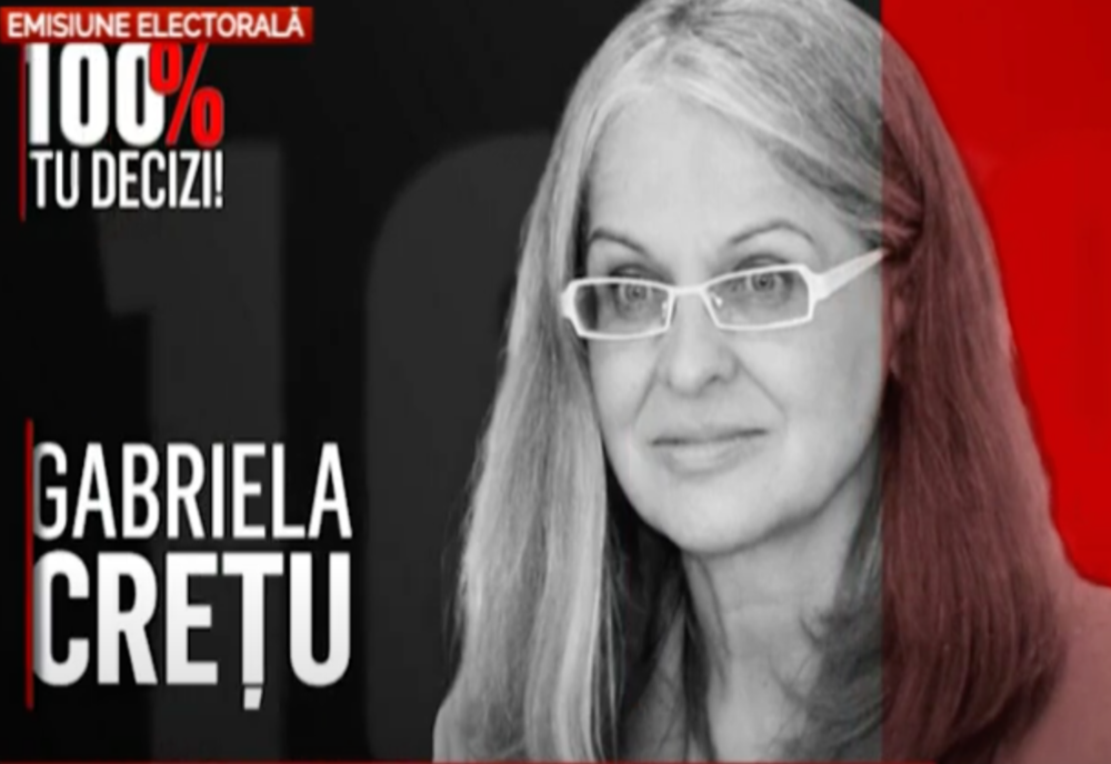 100% TU DECIZI! Gabriela Crețu, senatoarea "femei din toate limbile, uniți-vă"