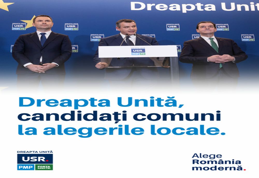 Dreapta Unită va avea candidați comuni și la alegerile locale