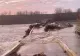 Dezastru la 20 de kilometri de Capitală: podul de peste Argeș de la Budești s-a prăbușit din cauza deversărilor de la baraje